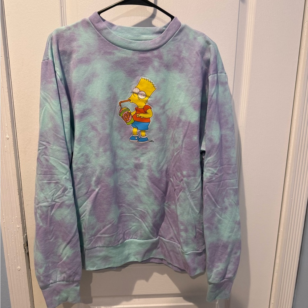 Tie-Dye Bart Simpson Sweater